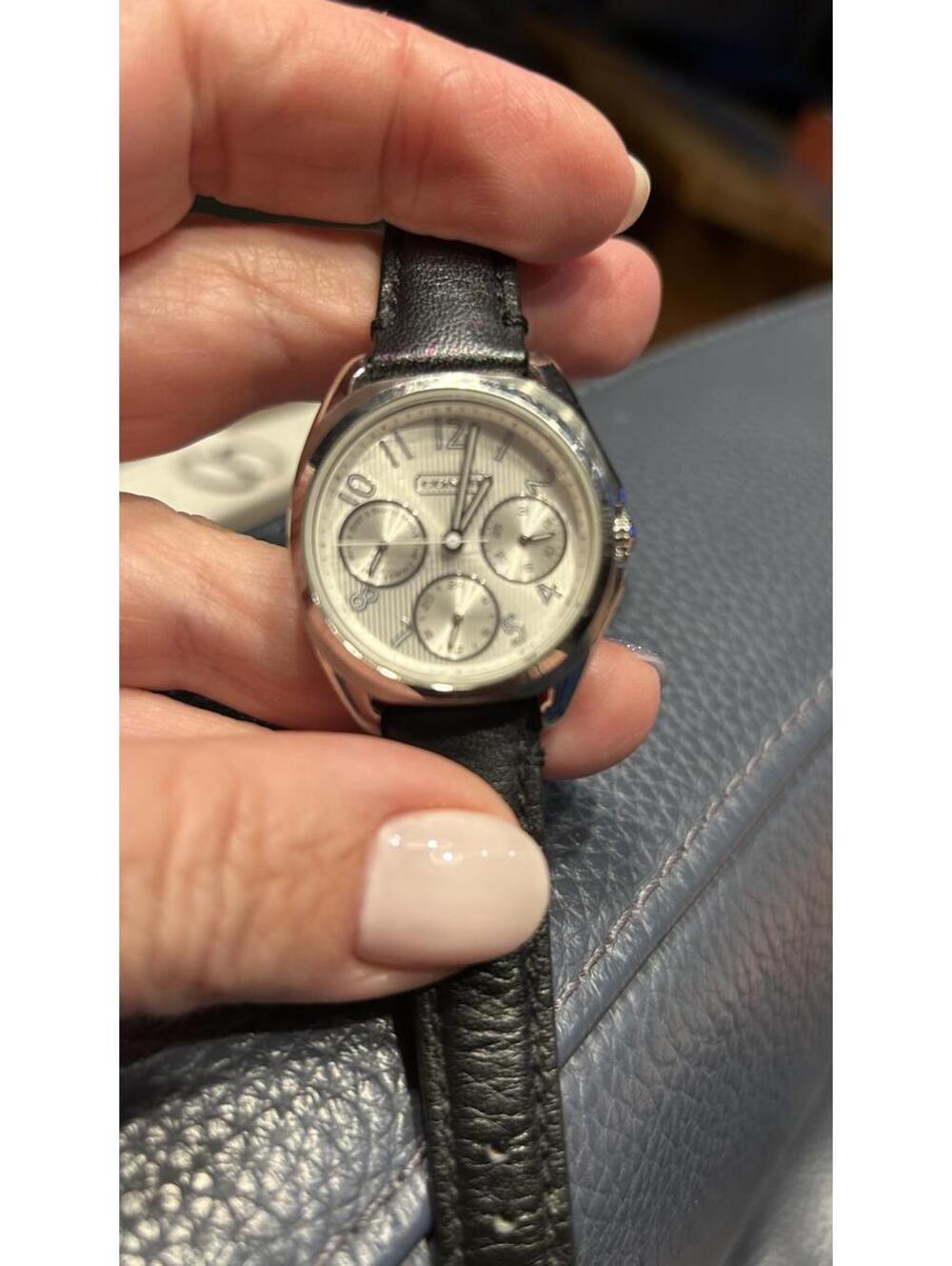 Coach Women's Leather Strap Watch